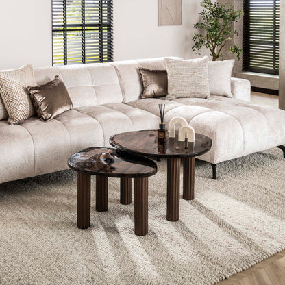Couchtisch – 62×45×40 cm – Antikkupfer | Modell N0178
