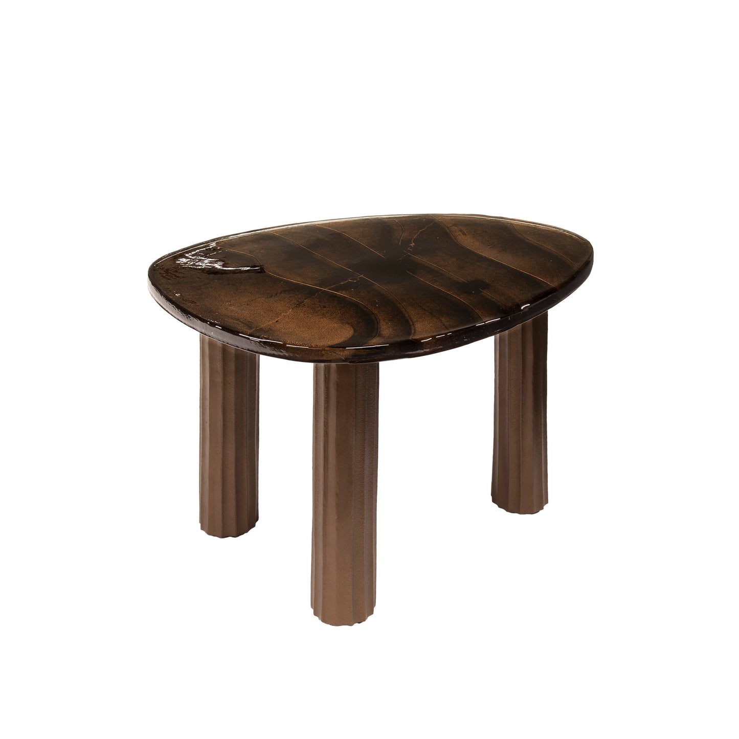 Couchtisch – 62×45×40 cm – Antikkupfer | Modell N0178