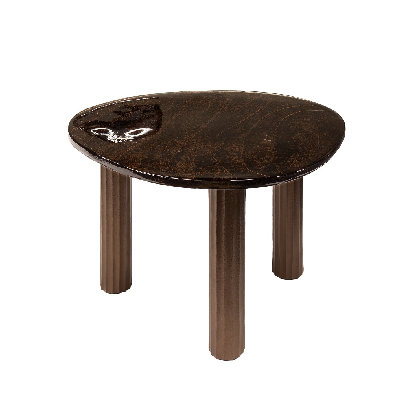 Couchtisch – 70×59×45 cm – Antikkupfer | Modell N0179