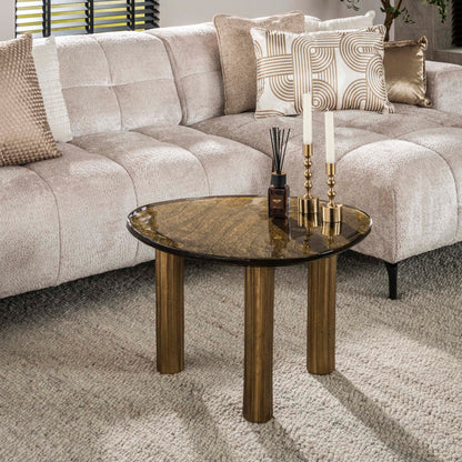 Couchtisch – 70×59×45 cm – Antikkupfer | Modell N0179