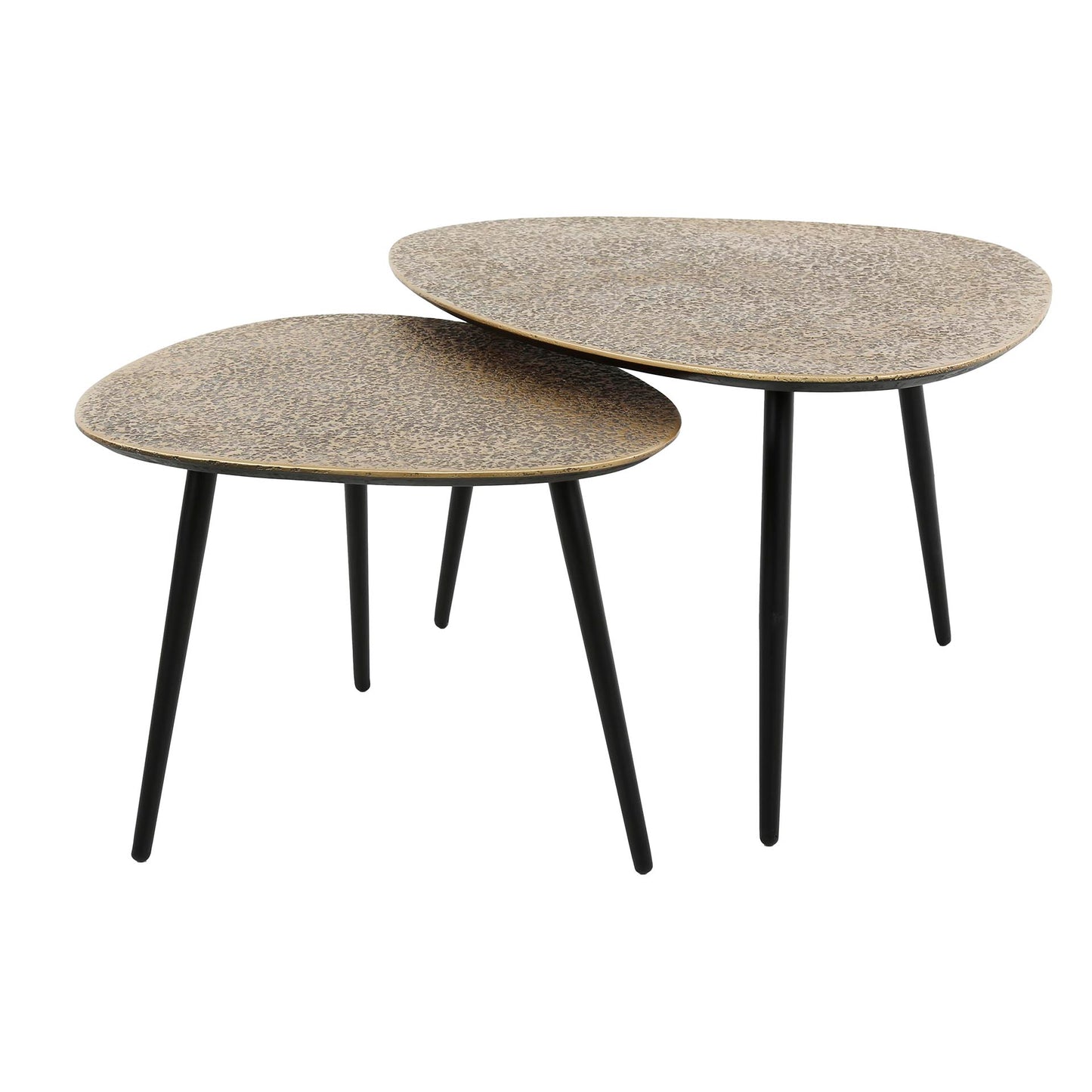 Couchtisch – 80×59×43 cm – Antikbronze | Modell N0185