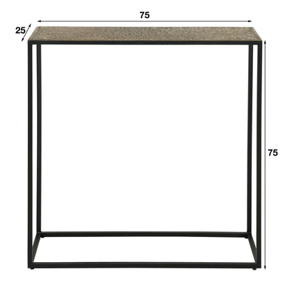 Schminktisch – 75×25×75 cm – Antikbronze | Modell N0188