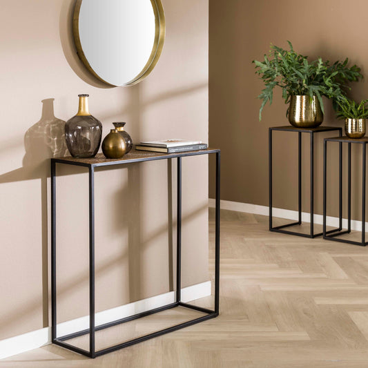 Schminktisch – 75×25×75 cm – Antikbronze | Modell N0188