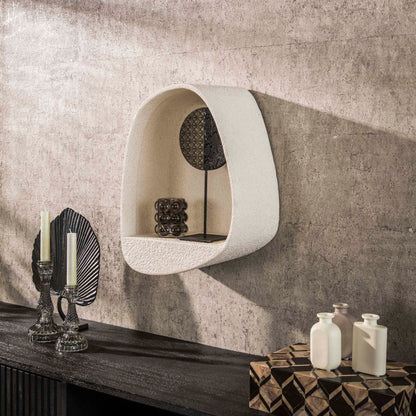 Wandregal – 34×21×46 cm – Marmor composite | Modell N0191