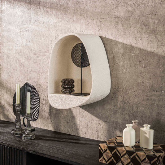 Wandregal – 34×21×46 cm – Marmor composite | Modell N0191