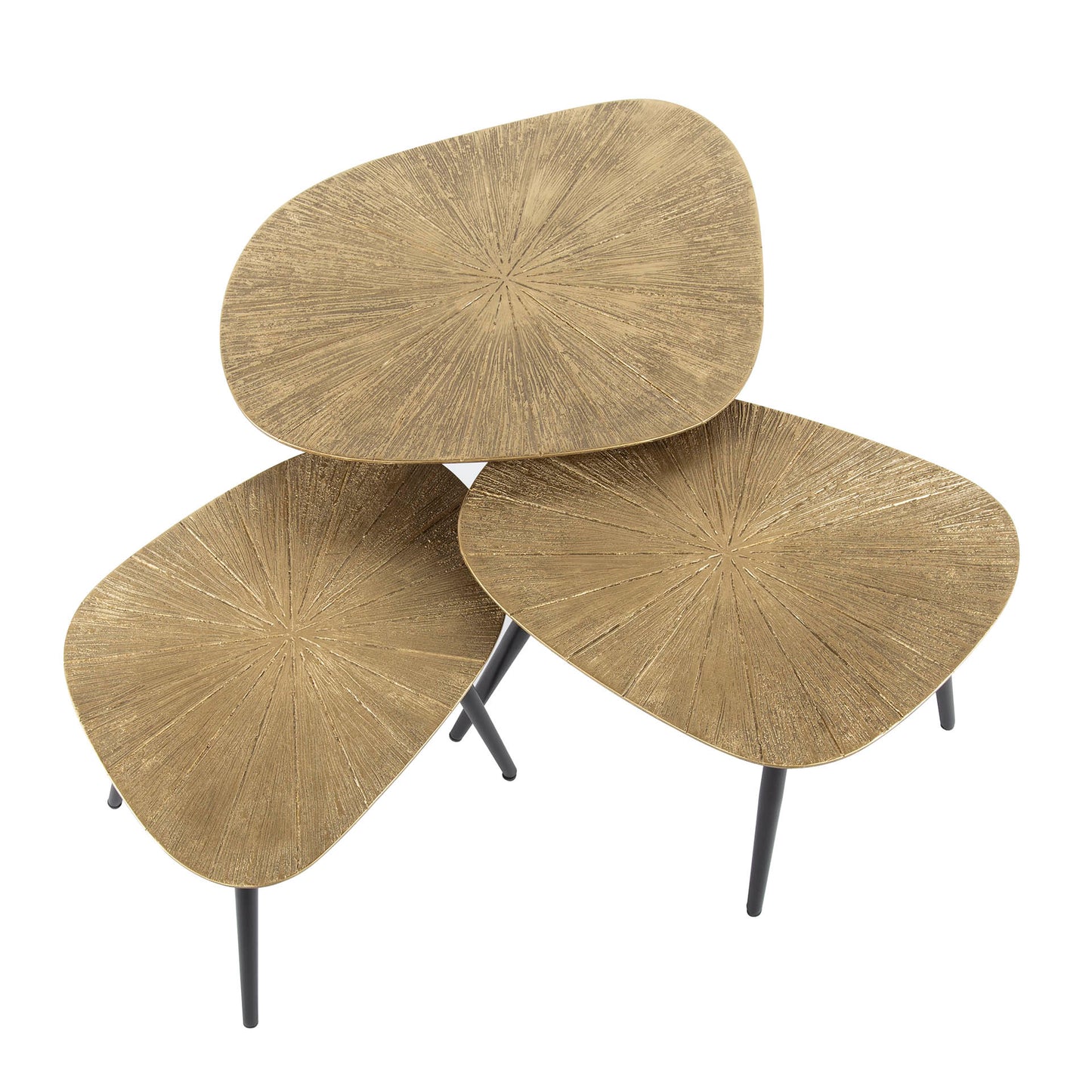 Couchtisch – 62×51×43 cm – Ray Antikgold | Modell N0196