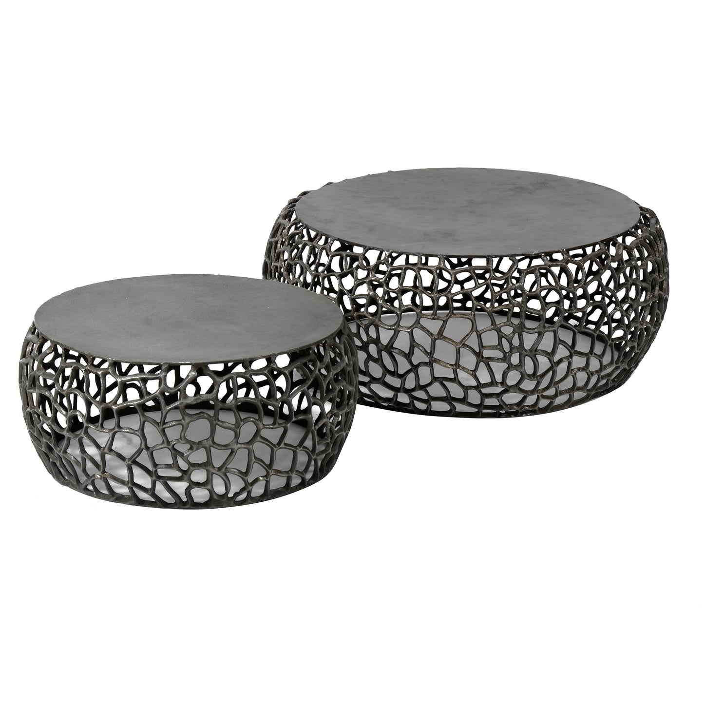 Couchtisch – 75×75×30 cm – Schwarznickel | Modell N0201