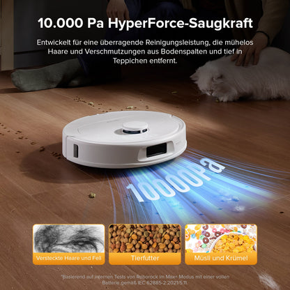 Roborock QV 35S Set Roboter-Staubsauger mit Multifunktions-Dockingstation (mit Staubbeutel*2 Stück und Filter*1 Stück)