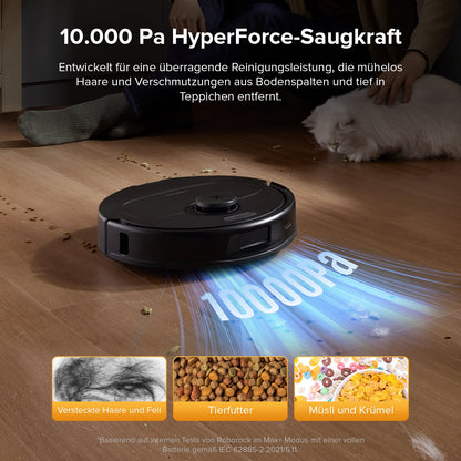 Roborock QV 35S Set Roboter-Staubsauger mit Multifunktions-Dockingstation (mit Staubbeutel*2 Stück und Filter*1 Stück)