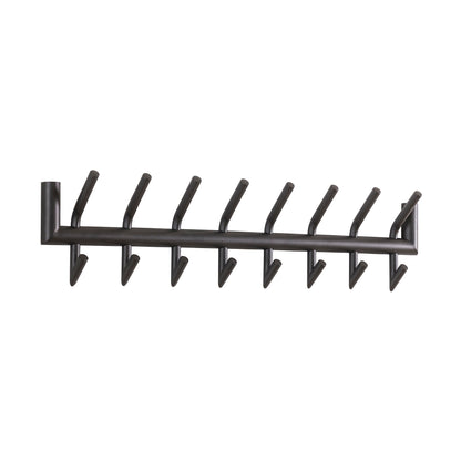 Garderobe – 8 haken – 78×10×19 cm – Matt dunkelgrau | Modell N0205