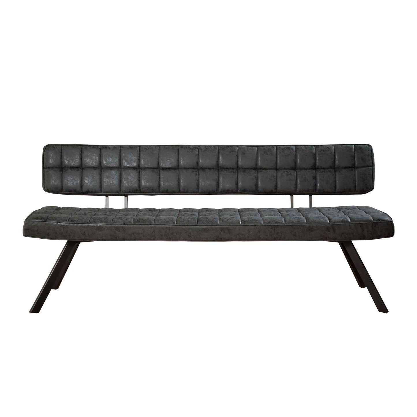 Esszimmerbank – 180×54×83 cm – Wax PU schwarz | Modell N0208