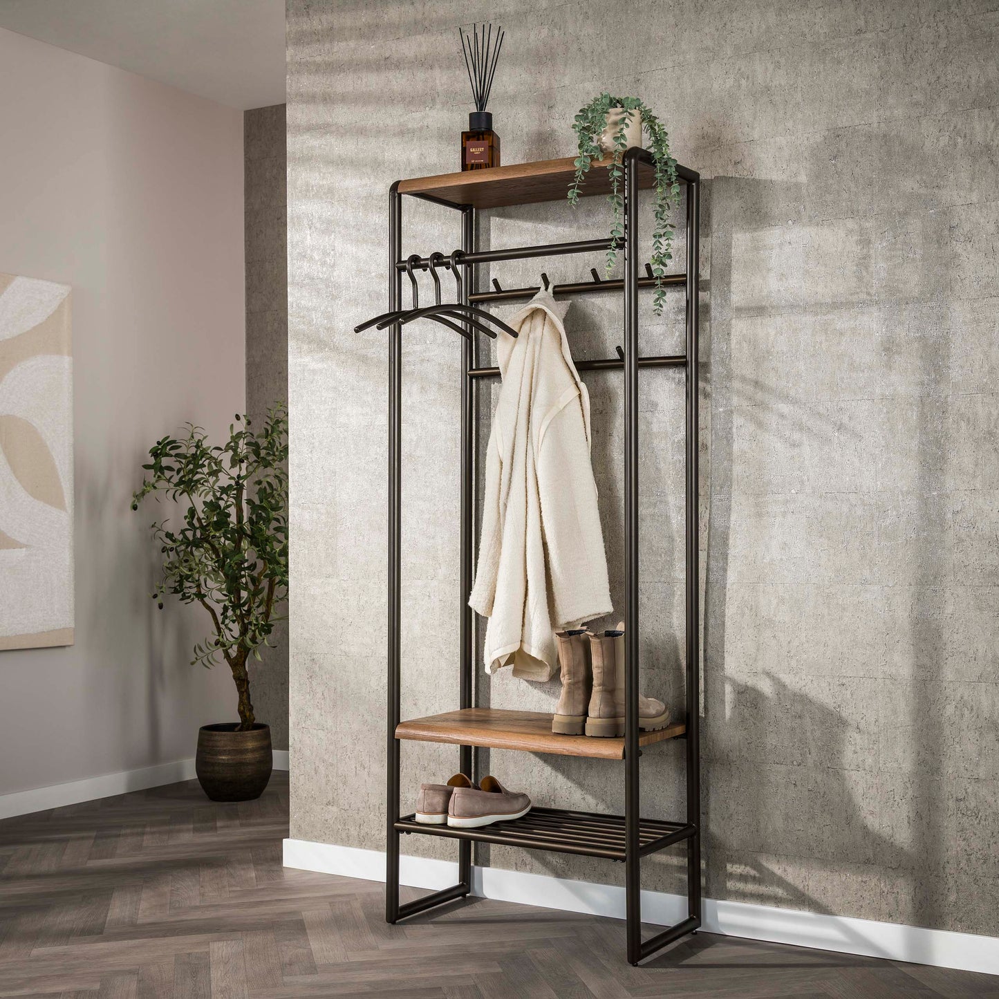 Wohnaccessoir – 70×35×185 cm – Drift brown | Modell N0211