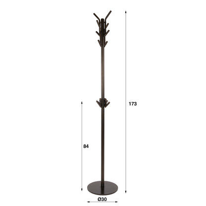 Garderobe – 30×30×173 cm – Drift brown | Modell N0215