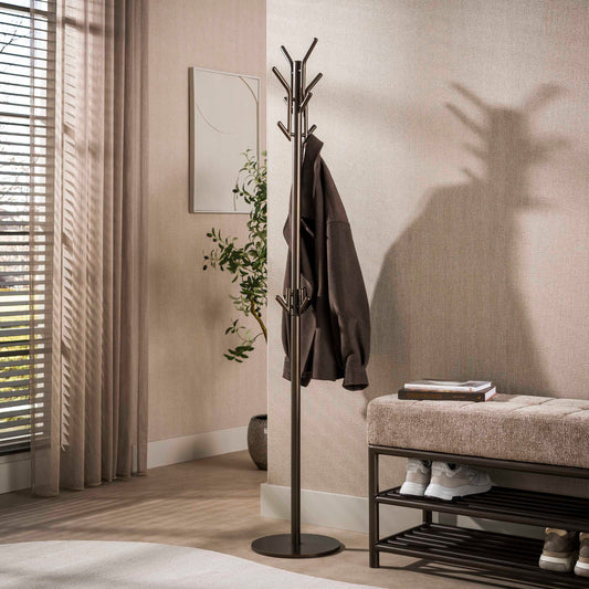Garderobe – 30×30×173 cm – Drift brown | Modell N0215