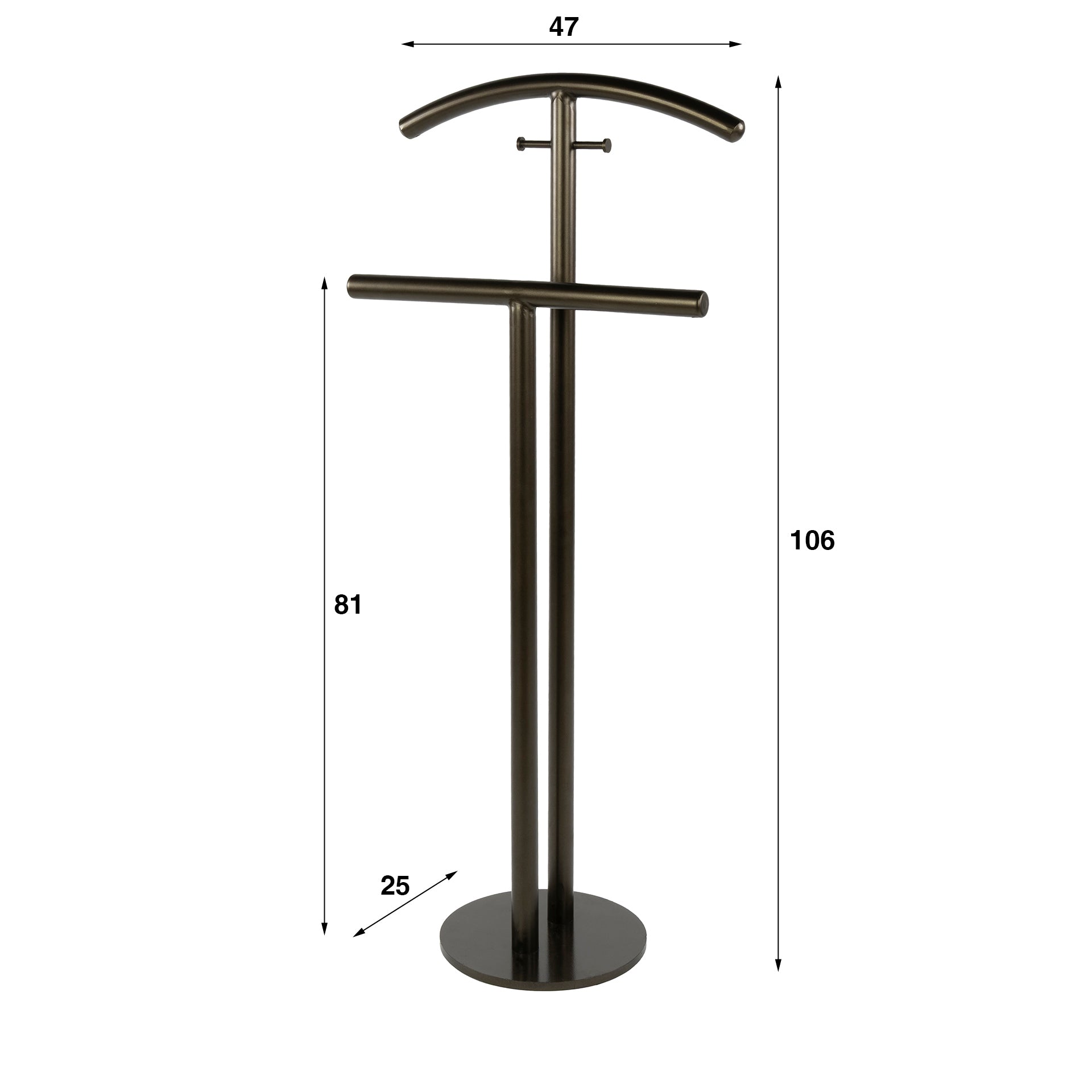 Dekoration – 47×25×106 cm – Drift brown | Modell N0216