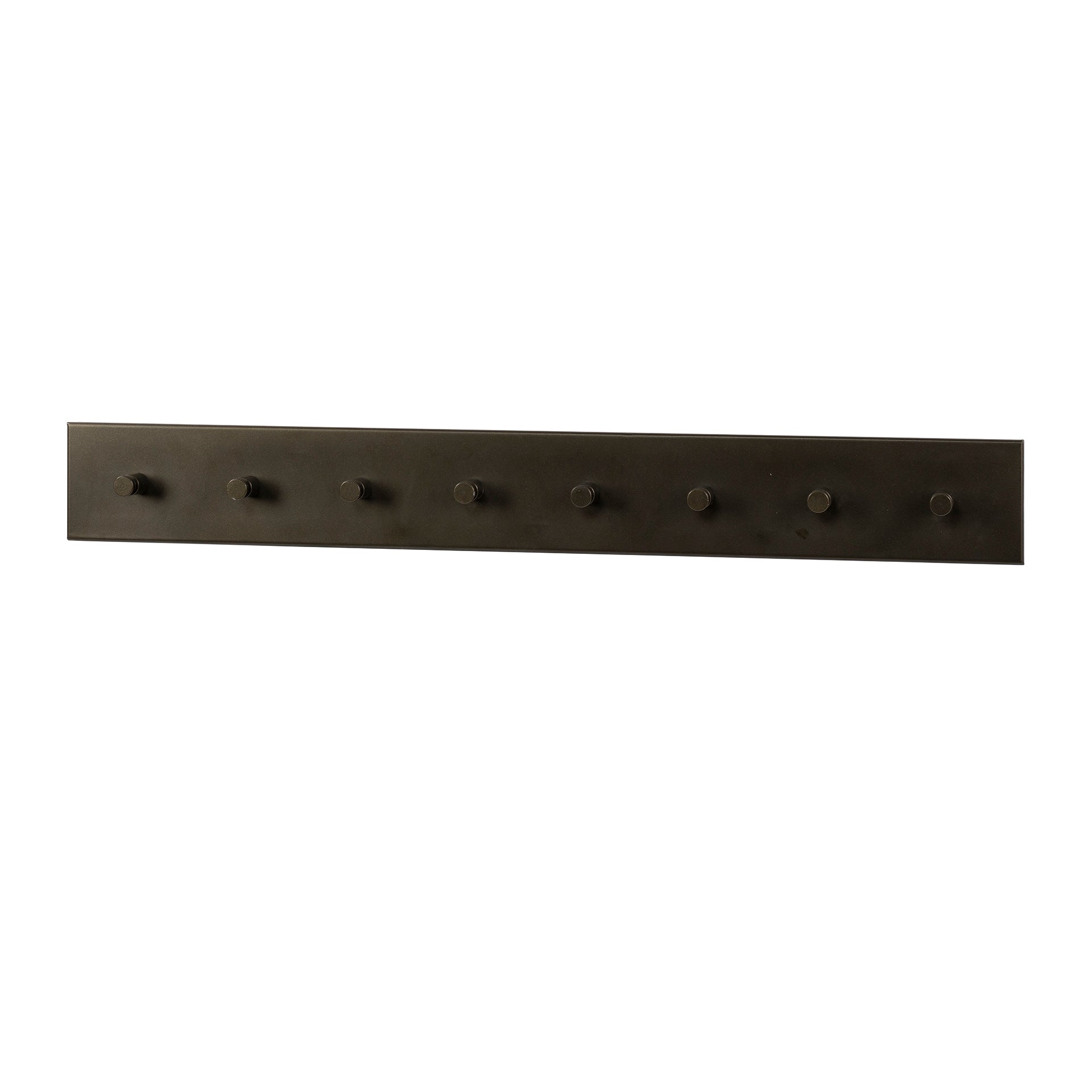 Garderobe – 8 haken – 80×5×10 cm – Drift brown | Modell N0223