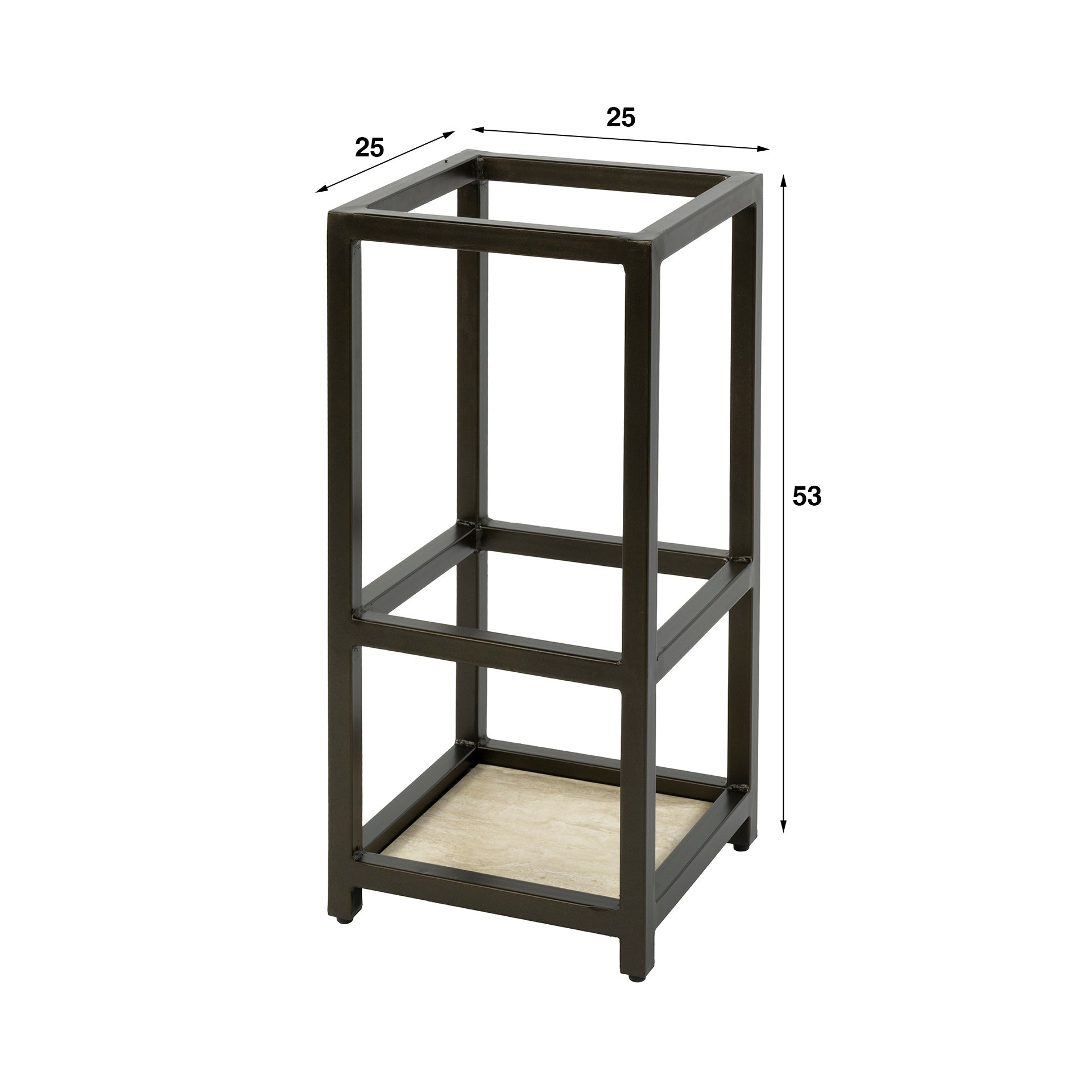 Schirmständer – 25×25×53 cm – Drift brown | Modell N0224