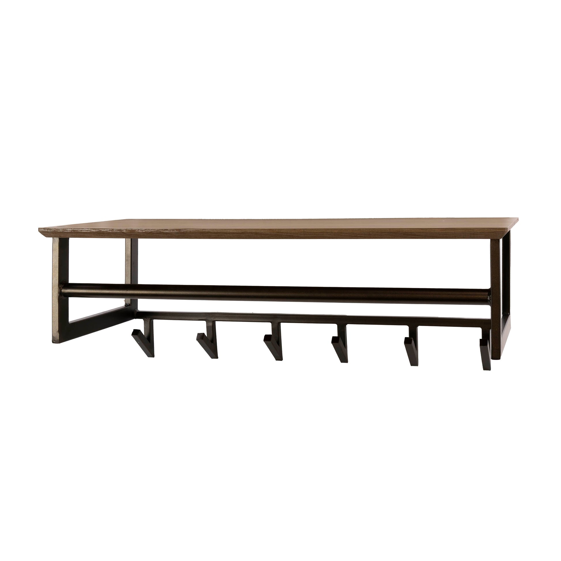 Garderobe – 6 haken – 80×30×28 cm – Drift brown | Modell N0231