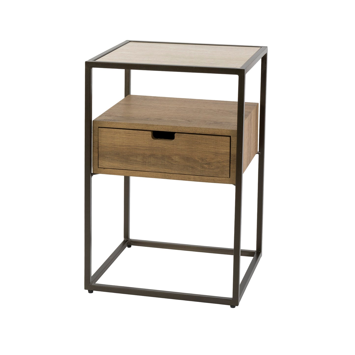 Nachttisch – 40×35×60 cm – Keramik travertin | Modell N0234
