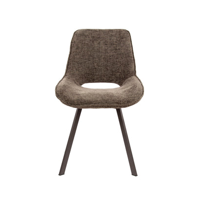 Stuhl – drehbar 4-er pack – 51×62×87 cm – Hoven taupe | Modell N0236