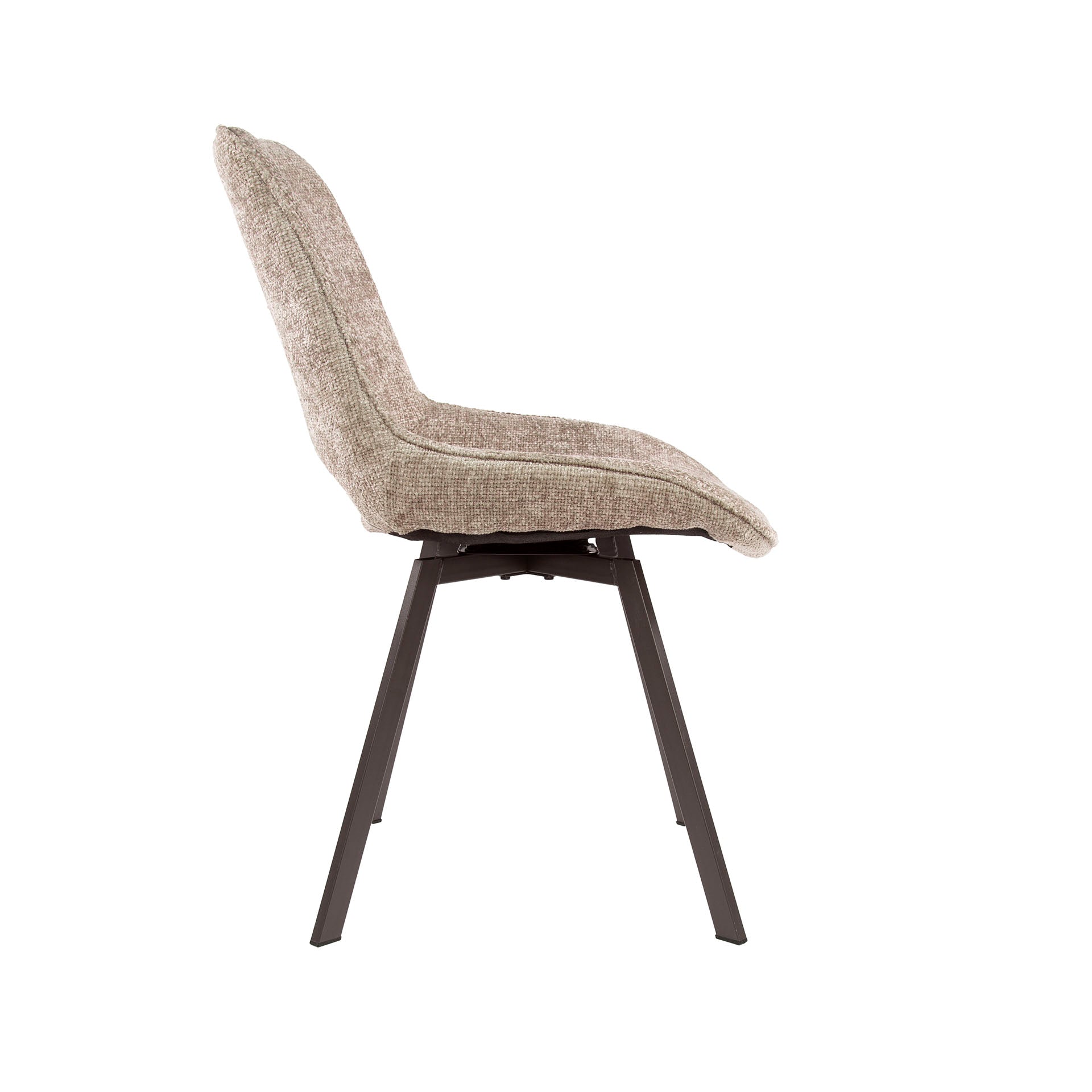 Stuhl – drehbar 4-er pack – 51×62×87 cm – Hoven taupe | Modell N0236