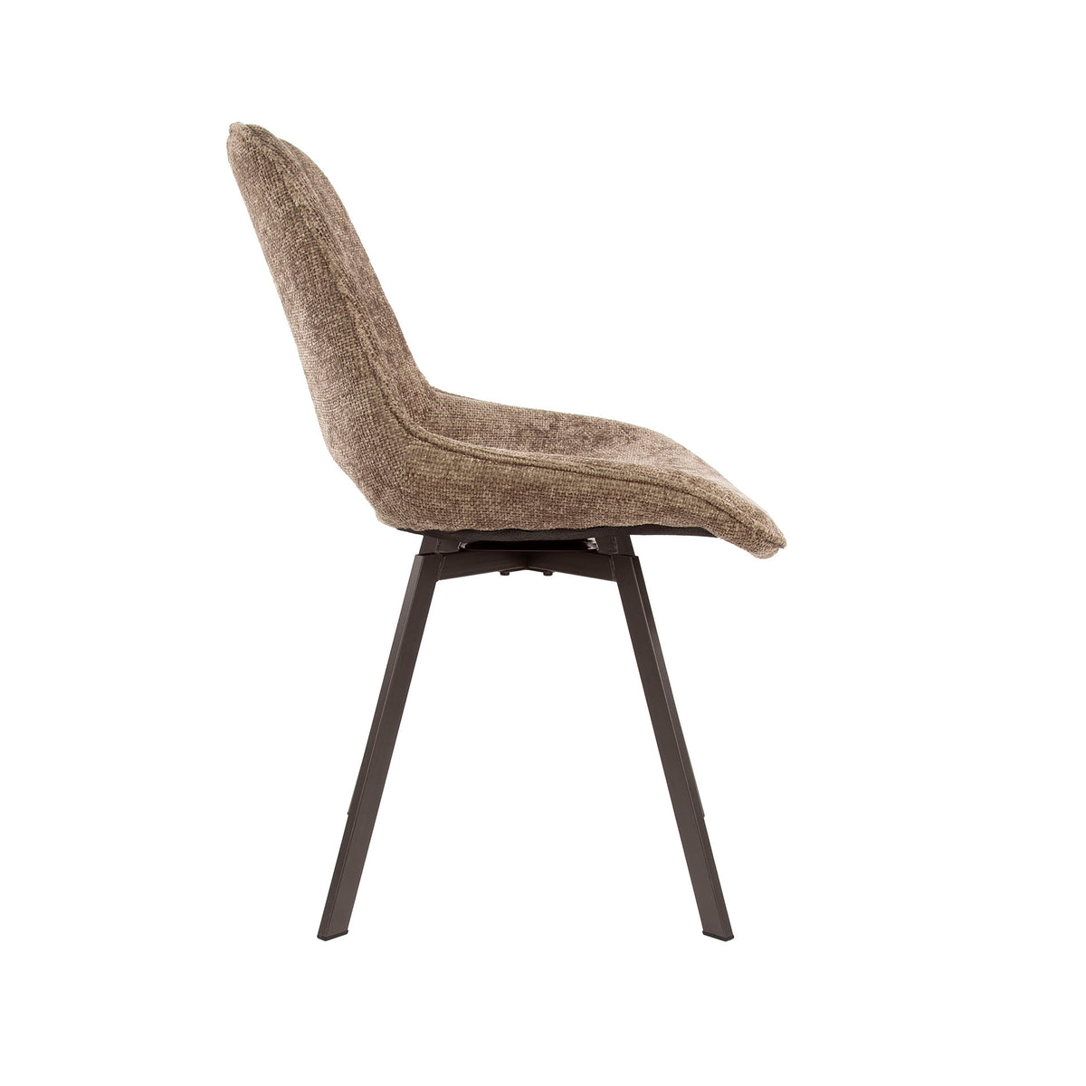 Stuhl – drehbar 4-er pack – 51×62×87 cm – Hoven taupe | Modell N0236
