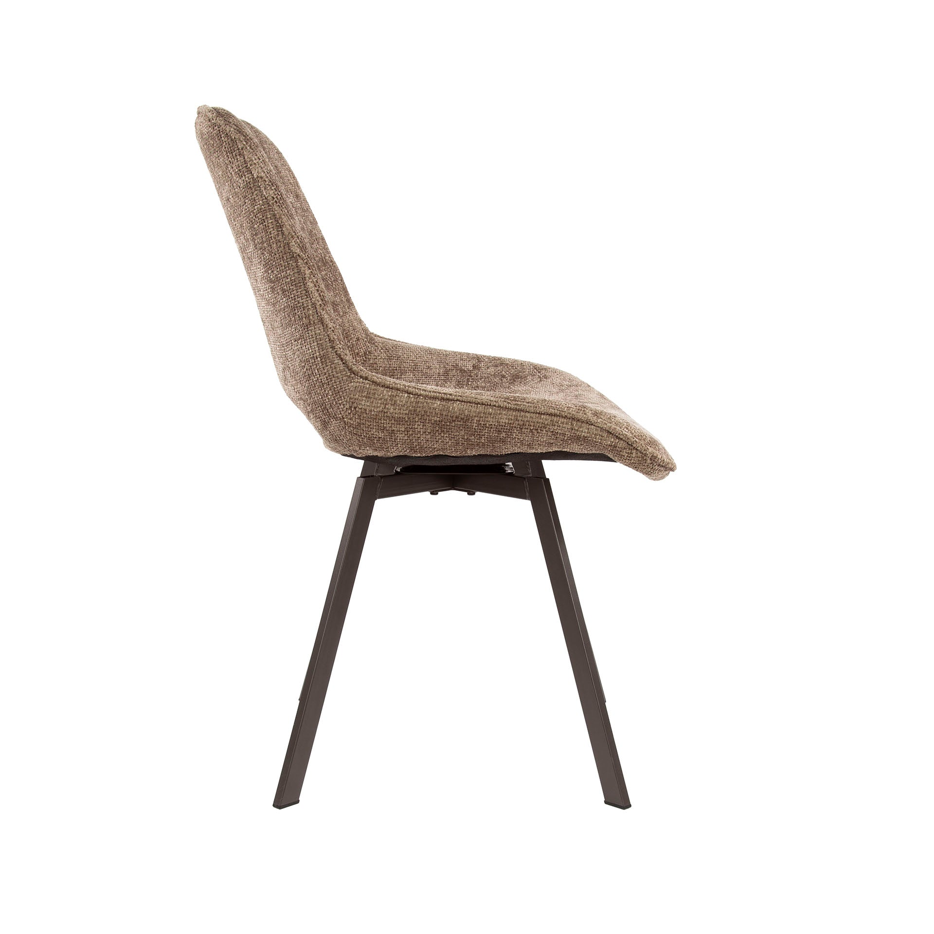 Stuhl – drehbar 4-er pack – 51×62×87 cm – Hoven taupe | Modell N0236