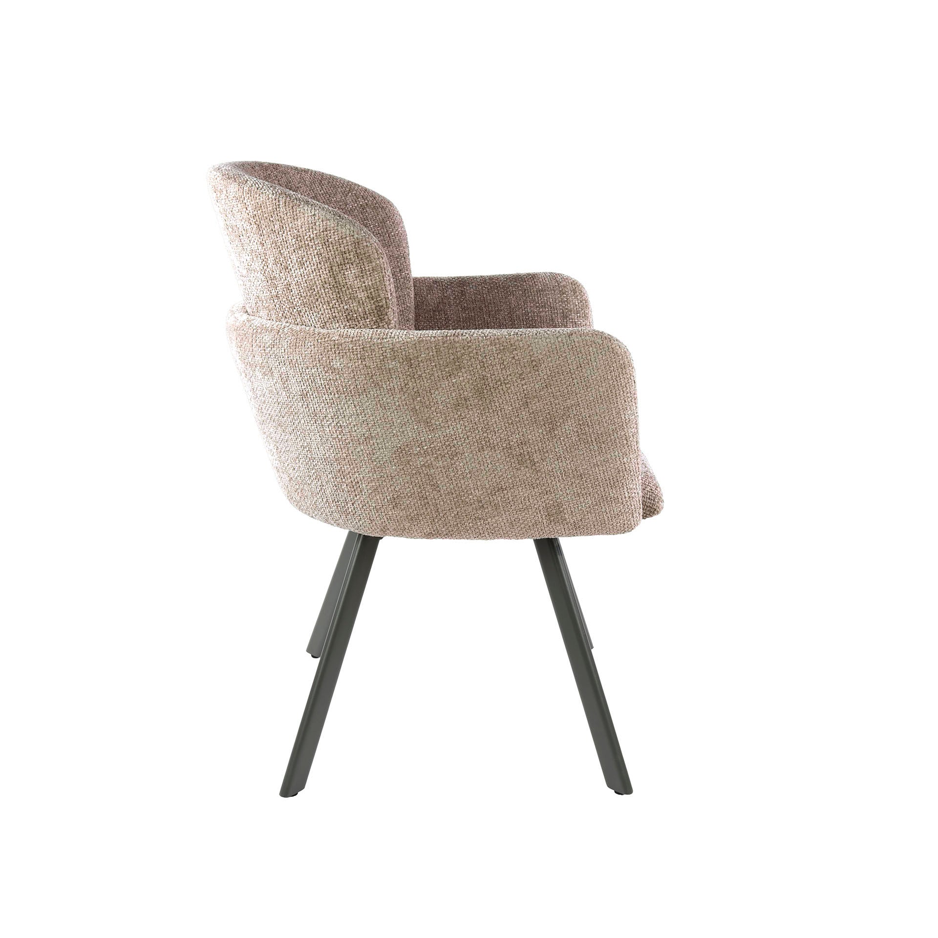 Stuhl – drehbar 2-er pack – 58×61×85 cm – Hoven taupe | Modell N0237