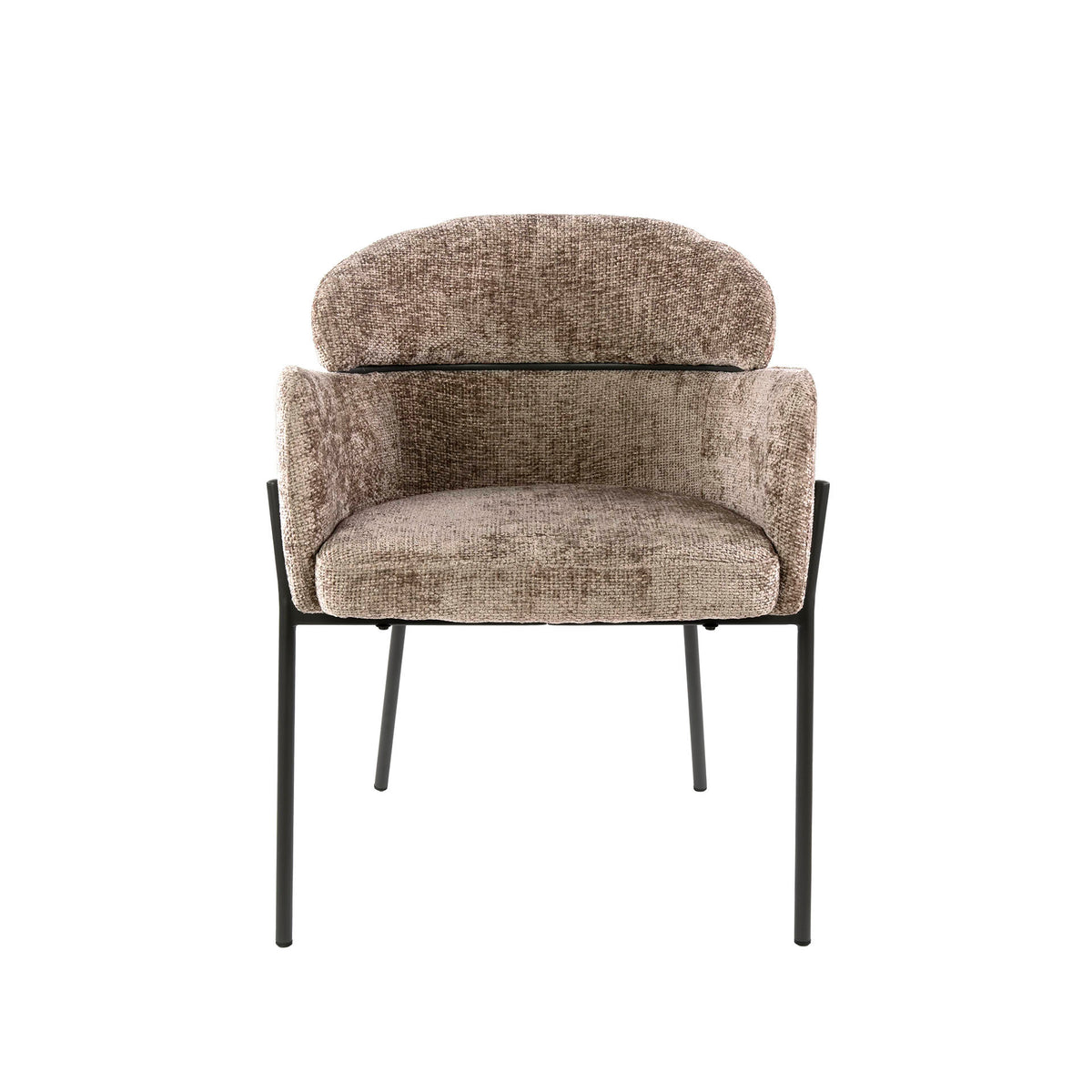 Stuhl – 2-er pack – 62×61×80 cm – Hoven taupe | Modell N0244