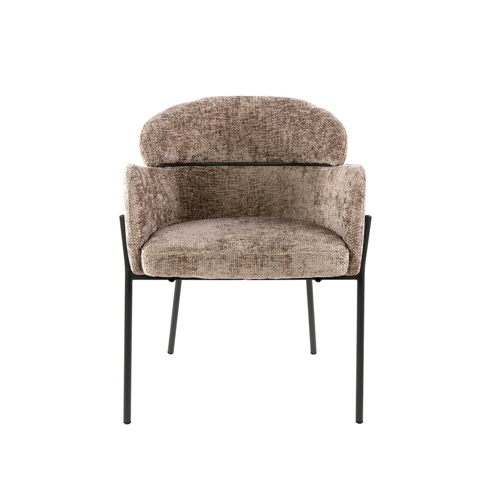 Stuhl – 2-er pack – 62×61×80 cm – Hoven taupe | Modell N0244