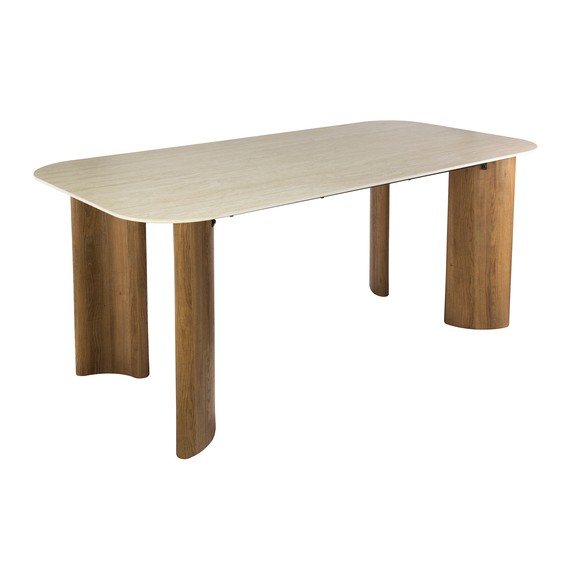 Esstisch – 180×90×76 cm – Keramik travertin | Modell N0261
