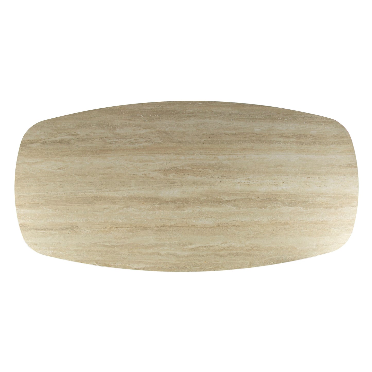 Esstisch – dänisch oval oval – 215×105×77 cm – 3D Keramik travertin | Modell N0264