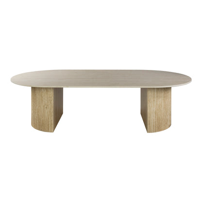 Couchtisch – 135×70×42 cm – 3D Keramik travertin | Modell N0268