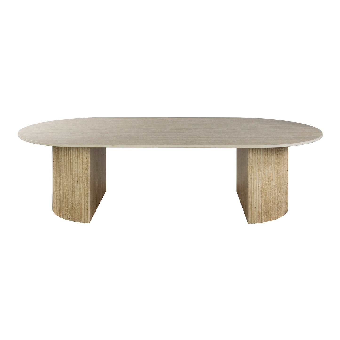 Couchtisch – 135×70×42 cm – 3D Keramik travertin | Modell N0268