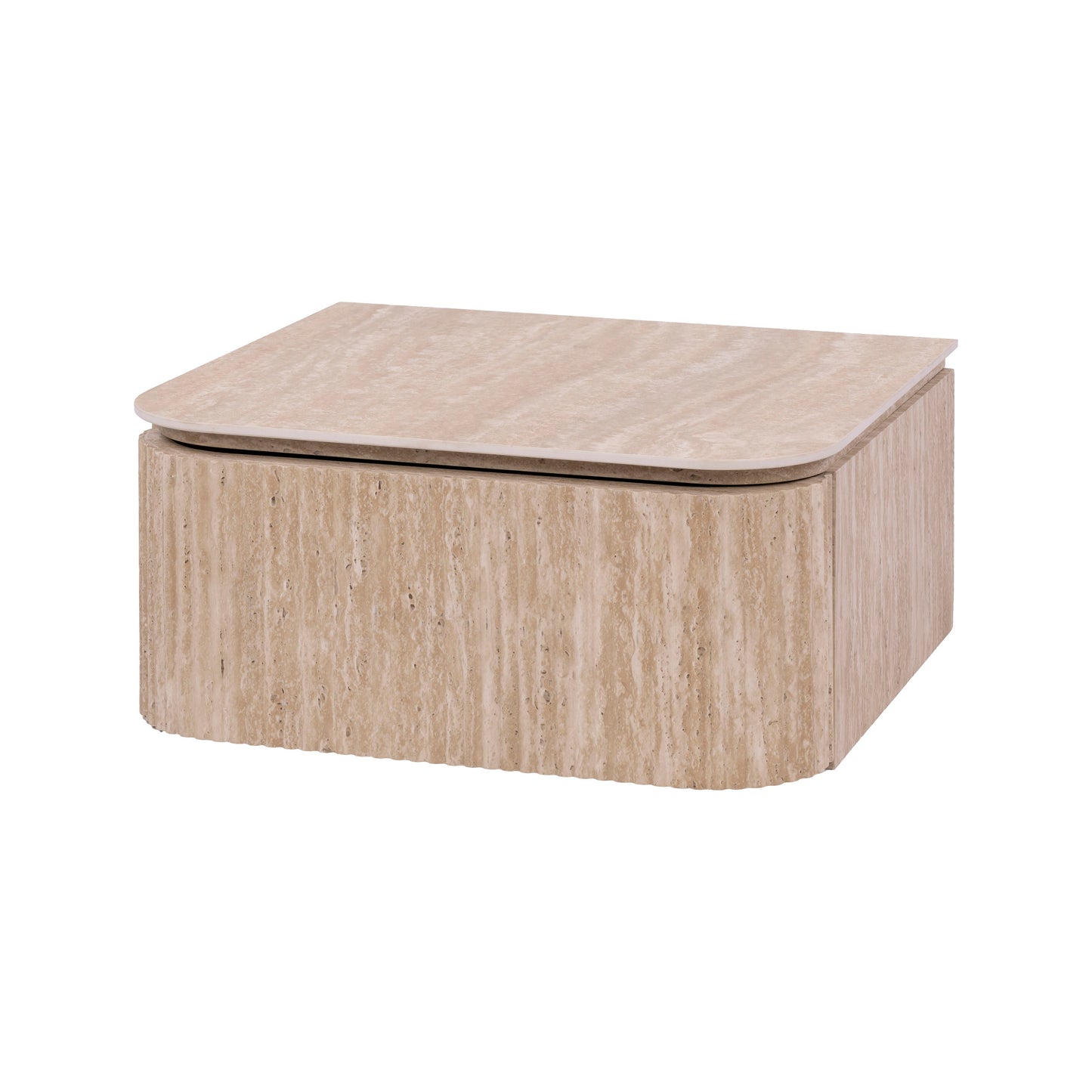Nachttisch – 45×40×20 cm – 3D Keramik travertin | Modell N0269