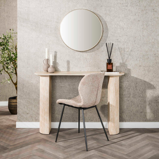 Schminktisch – 120×35×78 cm – Keramik travertin | Modell N0270