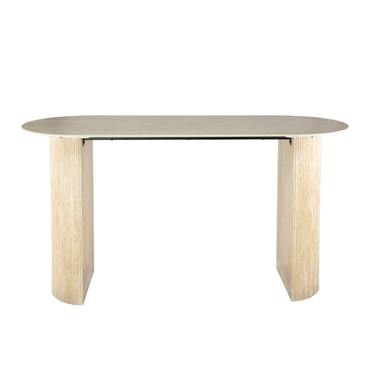 Bartisch – oval – 180×70×92 cm – Keramik travertin | Modell N0271