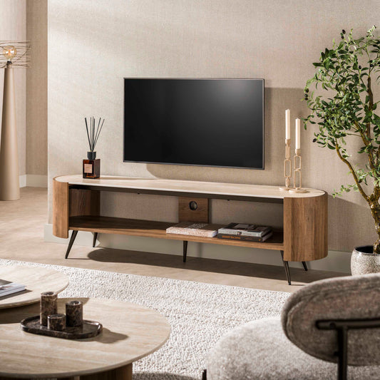 TV-Board – 180×41×50 cm – Keramik travertin | Modell N0274