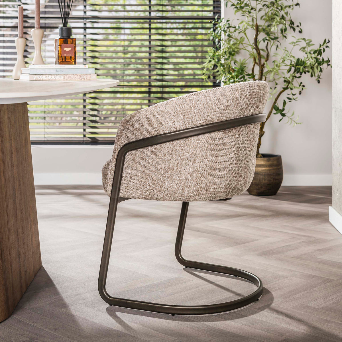 Stuhl – 2-er pack – 59×58×79 cm – Alura sand | Modell N0276