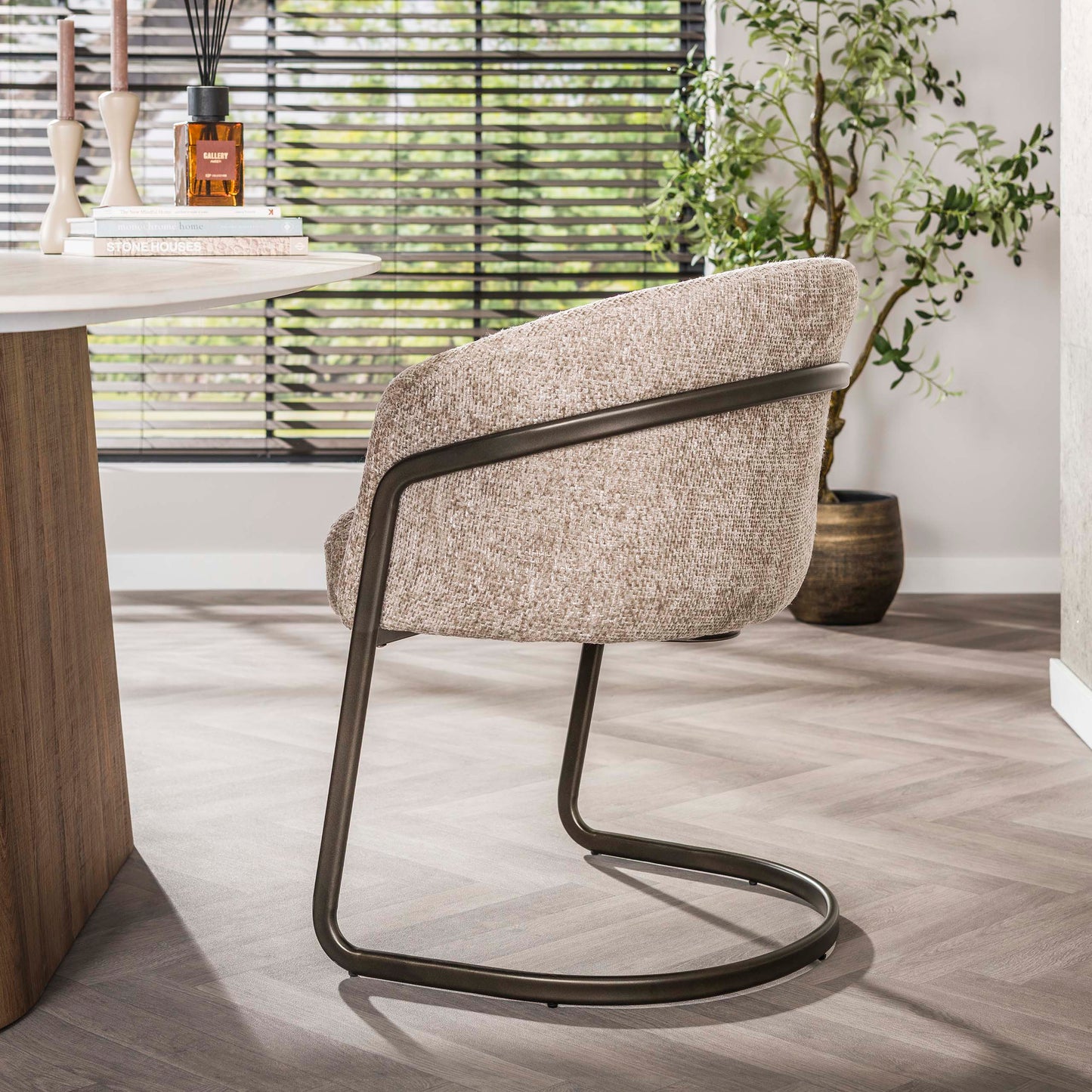 Stuhl – 2-er pack – 59×58×79 cm – Alura sand | Modell N0276
