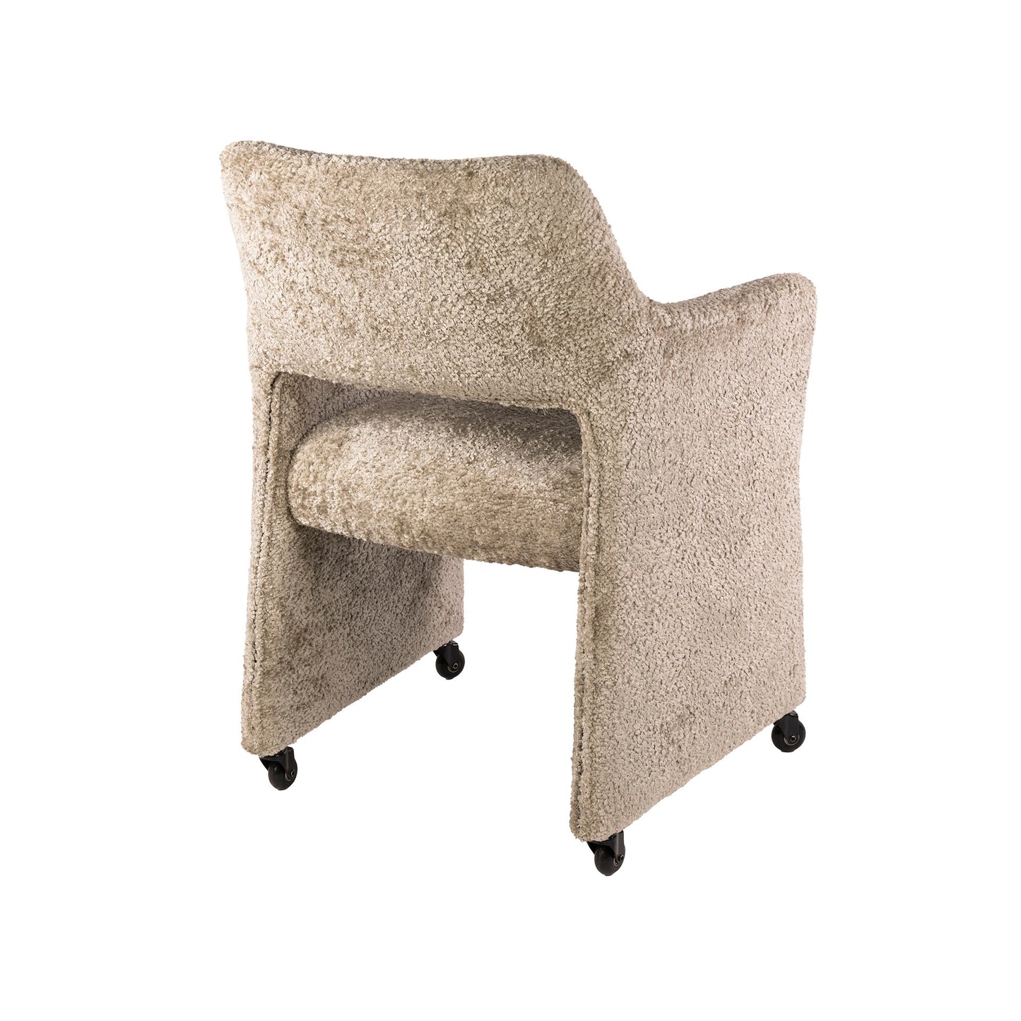 Stuhl – rollen 2-er pack – 61×64×82 cm – Alura sand | Modell N0277