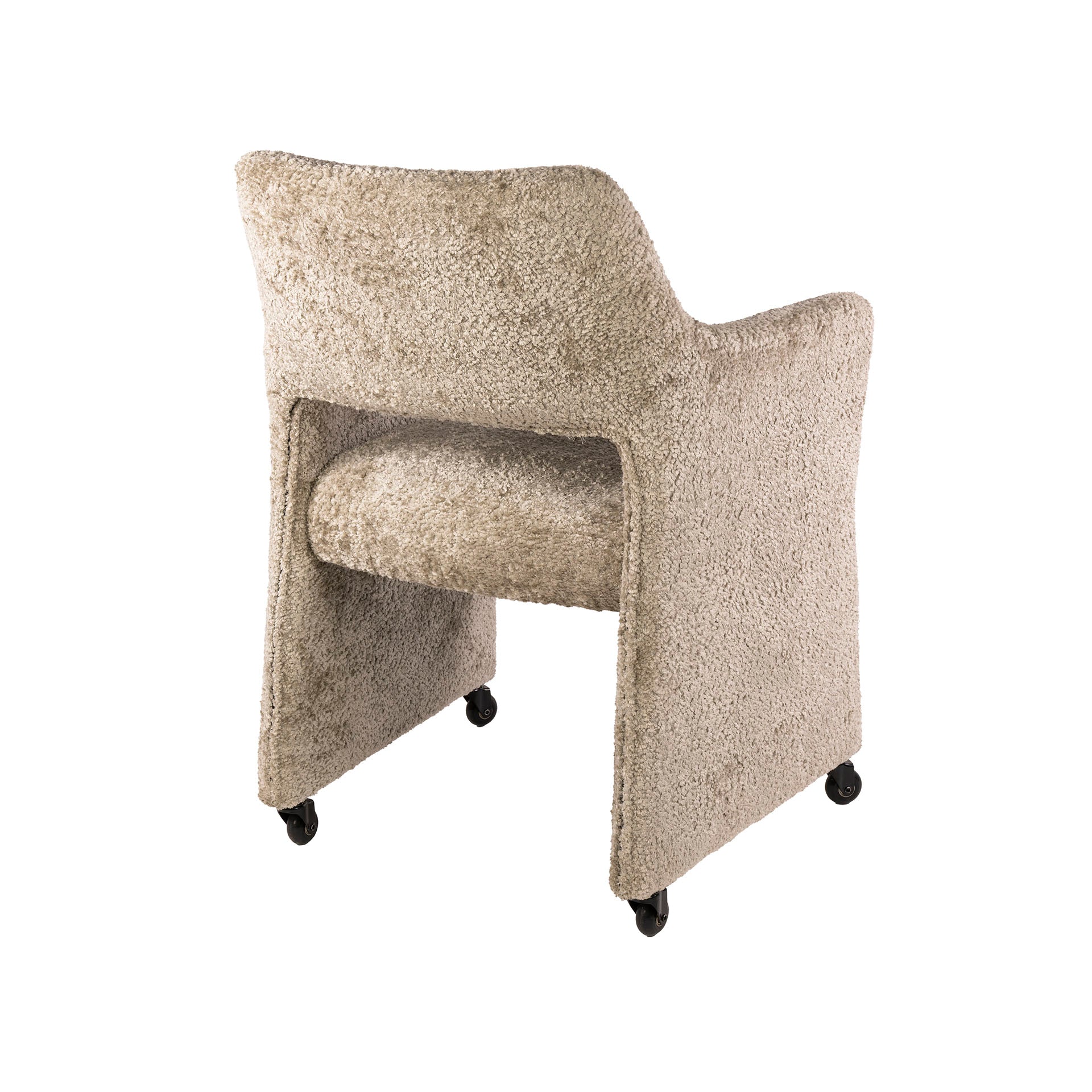 Stuhl – rollen 2-er pack – 61×64×82 cm – Alura sand | Modell N0277