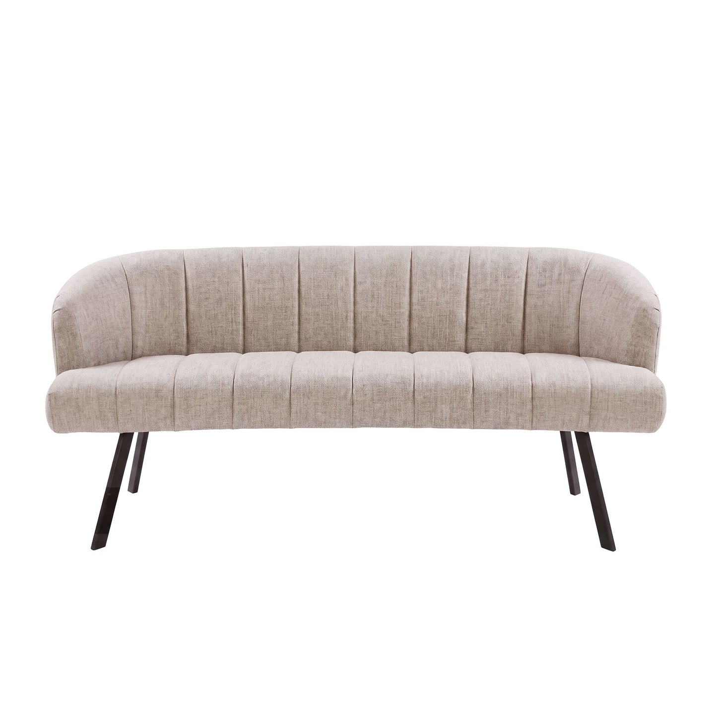 Esszimmerbank – oval – 190×70×81 cm – Alura sand-braun | Modell N0278