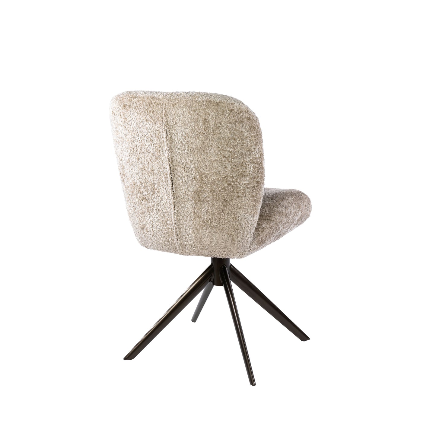 Stuhl – drehbar 2-er pack – 48×60×84 cm – Alura sand-braun | Modell N0279