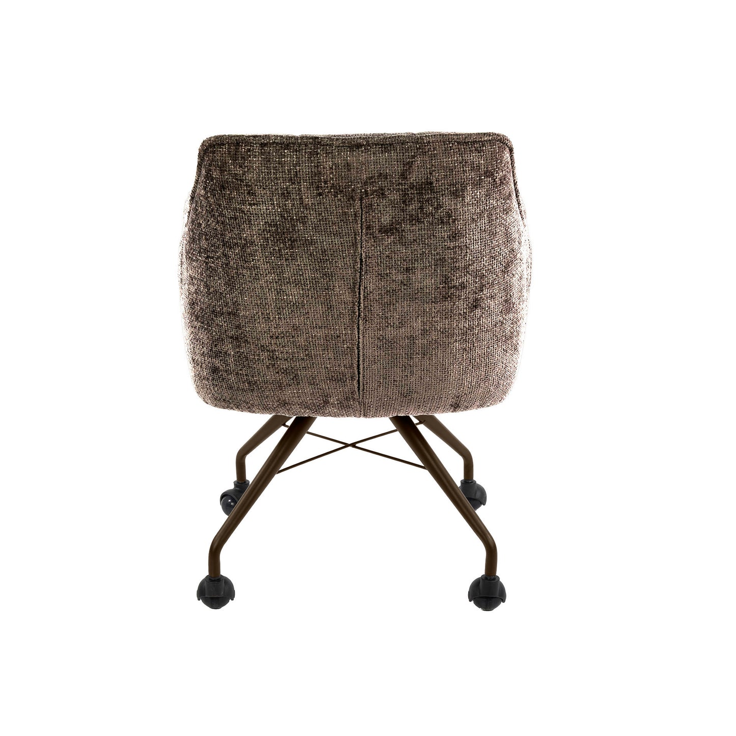 Stuhl – rollen 2-er pack – 62×67×82 cm – Hoven taupe-braun | Modell N0282