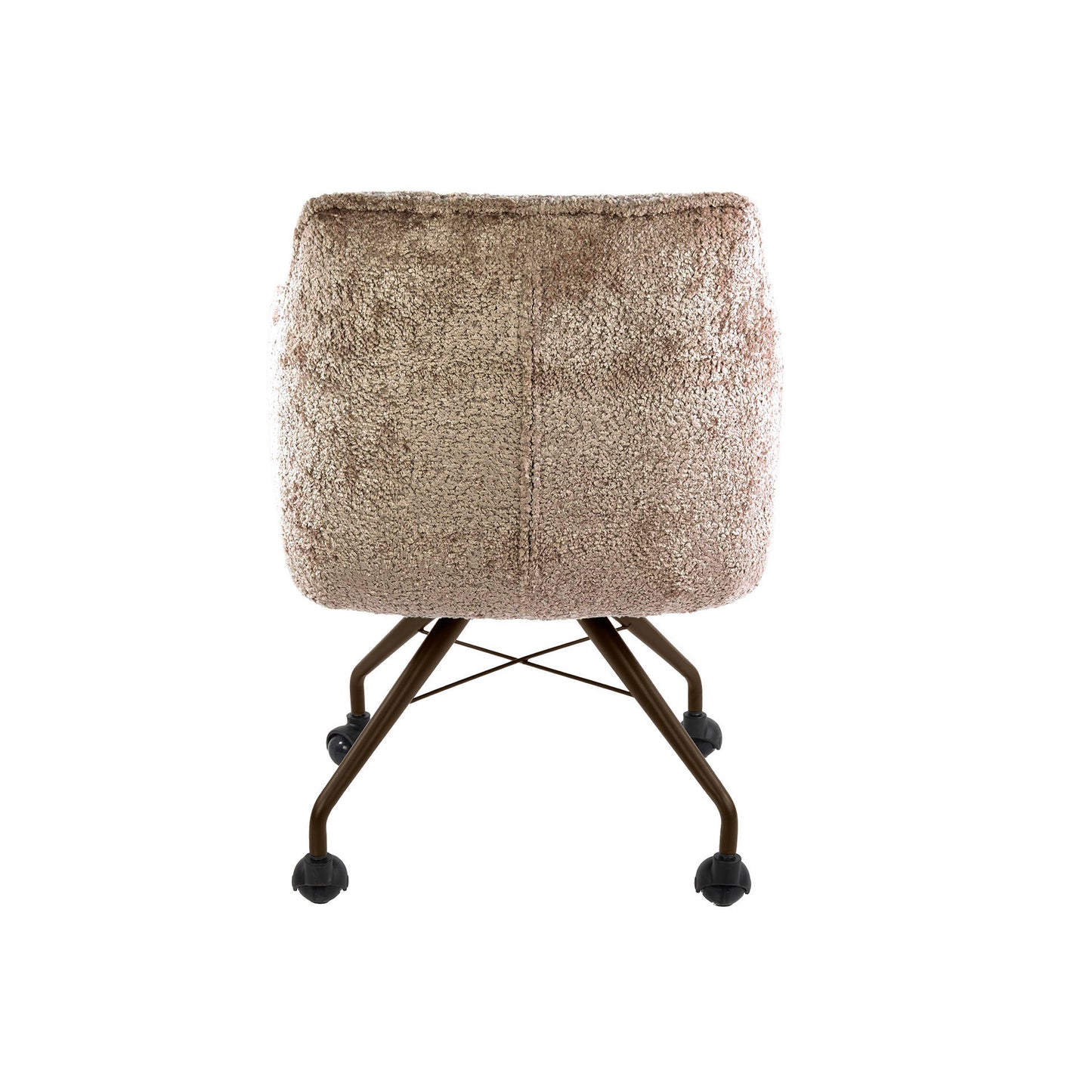 Stuhl – rollen 2-er pack – 62×67×82 cm – Hoven taupe-braun | Modell N0282