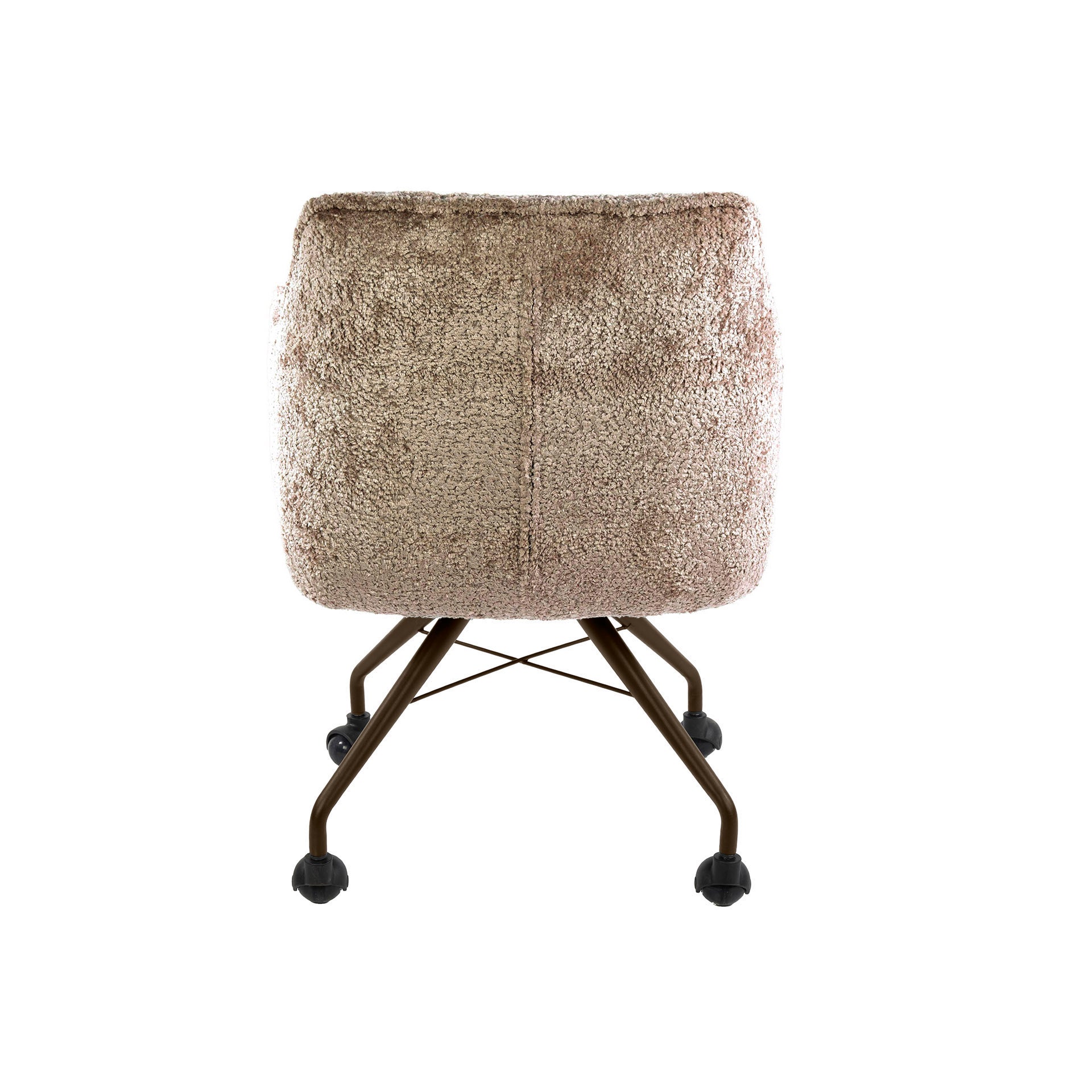 Stuhl – rollen 2-er pack – 62×67×82 cm – Hoven taupe-braun | Modell N0282