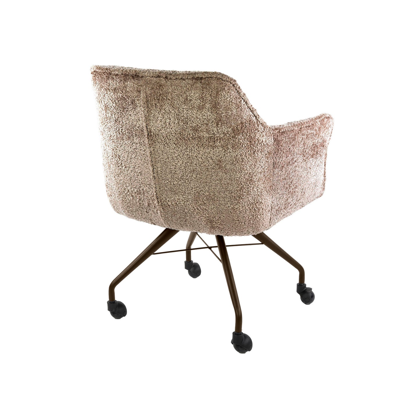 Stuhl – rollen 2-er pack – 62×67×82 cm – Hoven taupe-braun | Modell N0282