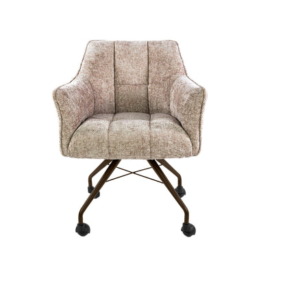 Stuhl – rollen 2-er pack – 62×67×82 cm – Hoven taupe-braun | Modell N0282