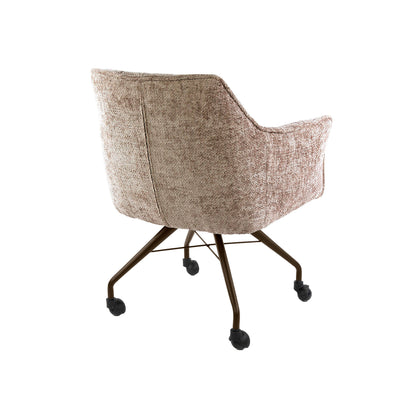 Stuhl – rollen 2-er pack – 62×67×82 cm – Hoven taupe-braun | Modell N0282